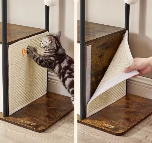 Krabpaal met Kattentoren – 4 Niveaus & Ruime Ligplekken