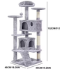 Kattenboom Krabpaal – 132 cm Hoog, Multi-Level & Speelhuis