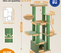 Grote Kattenboom Krabpaal – 24 kg, Met Hangmat & Meerdere Niveaus