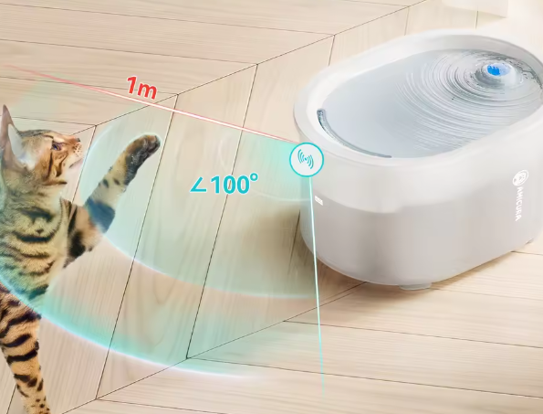 Draadloze Drinkfontein Kat – 2L Automatische Waterfontein met Sensor