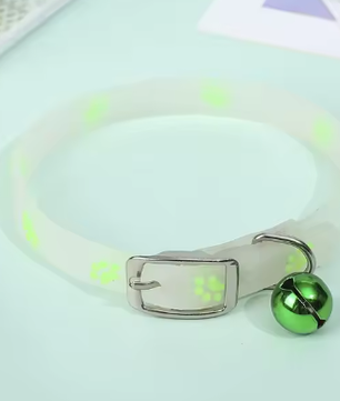 Fluorescerende Kattenhalsband – Siliconen Nekband met Bel & Reflectie