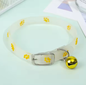 Fluorescerende Kattenhalsband – Siliconen Nekband met Bel & Reflectie