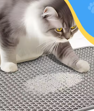 Kattenbakmat – Dubbele honingraatlaag, waterdicht en antislip