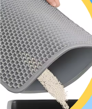 Kattenbakmat – Dubbele honingraatlaag, waterdicht en antislip
