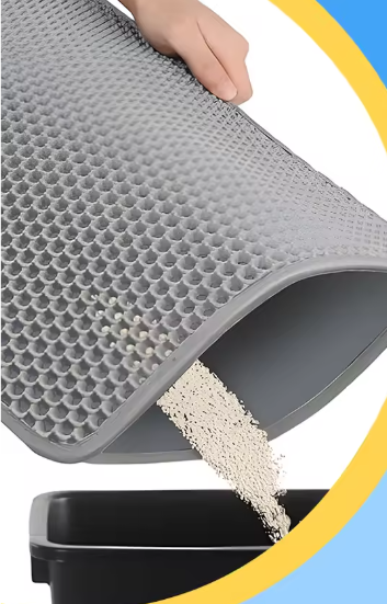Kattenbakmat – Dubbele honingraatlaag, waterdicht en antislip