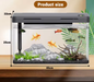 Aquarium Starter Kit – Mini desktop aquarium met filter & LED
