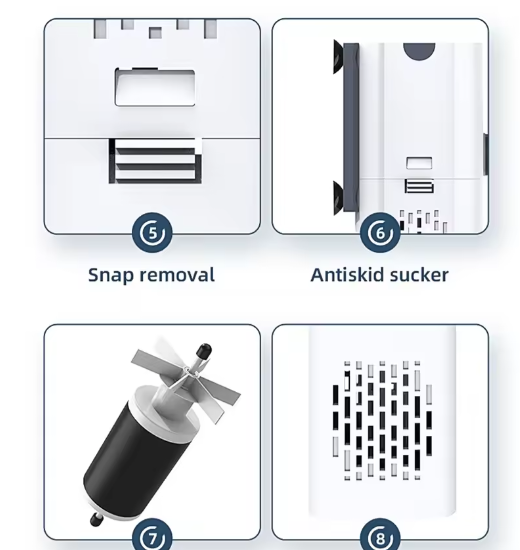 Aquariumfilter 15W – Stil intern filter met 1000 L/H watercirculatie