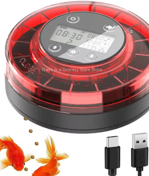 Automatische Visvoeder – Voedseldispenser met Timer & LCD-display