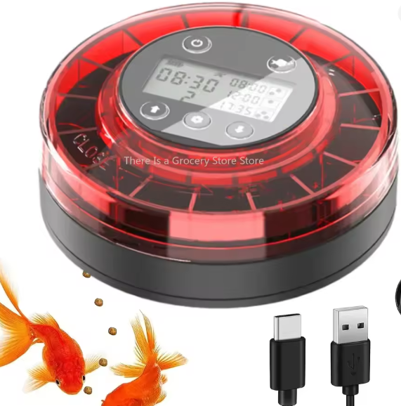 Automatische Visvoeder – Voedseldispenser met Timer & LCD-display