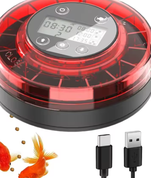 Automatische Visvoeder – Voedseldispenser met Timer & LCD-display