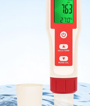 5-in-1 Digitale Waterkwaliteitstester – pH, Chloor, ORP, H2 & Temperatuur