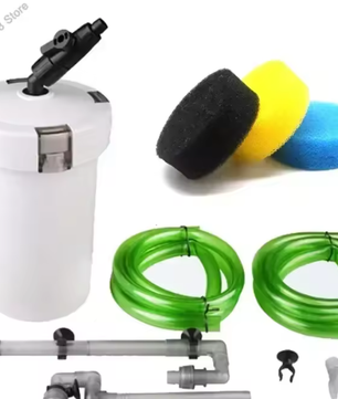 Super Stille Externe Aquariumfilter – 6W, 400L/H, Compleet Systeem