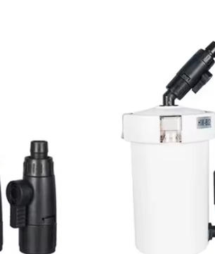 Super Stille Externe Aquariumfilter – 6W, 400L/H, Compleet Systeem