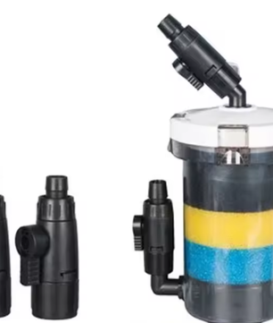 Super Stille Externe Aquariumfilter – 6W, 400L/H, Compleet Systeem