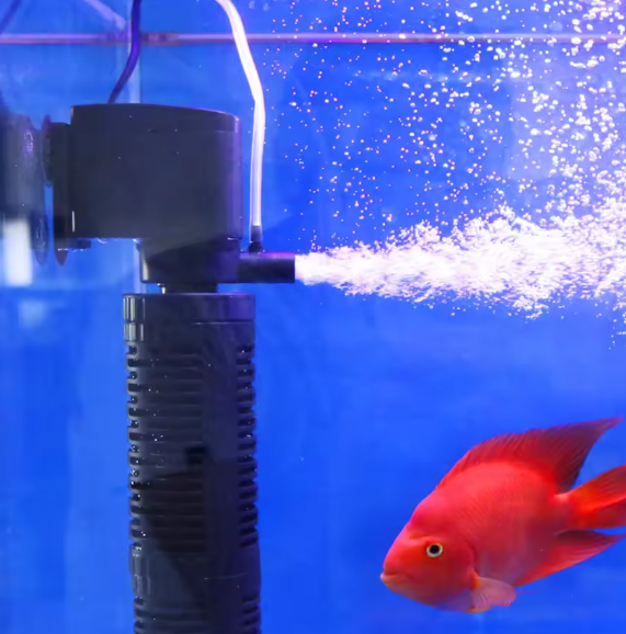 3-in-1 Interne Aquariumfilter – Stil & Waterdicht 300–400L/H