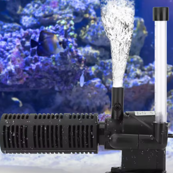 3-in-1 Interne Aquariumfilter – Stil & Waterdicht 300–400L/H