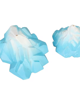 Set van 2 Aquarium IJsberg Decoraties – Kunststof Landschapsornamenten