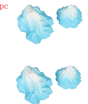Set van 2 Aquarium IJsberg Decoraties – Kunststof Landschapsornamenten