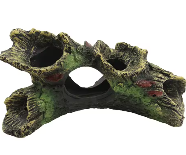 Aquarium Hars Houtdecoratie – Hol Landschapsornament met Schuilplaats