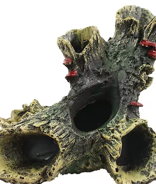 Aquarium Hars Houtdecoratie – Hol Landschapsornament met Schuilplaats
