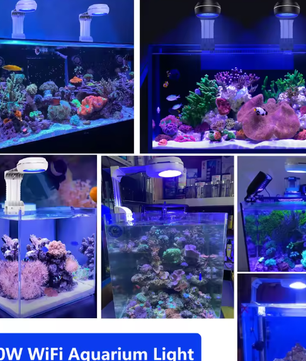 WiFi Aquarium LED Lamp – 100W Professionele Reef Verlichting