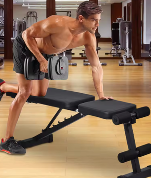 Opvouwbare Verstelbare Halterbank – 8-in-1 Multifunctionele Fitnessbank