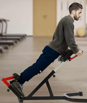 Romeinse Stoel – Hyperextension Buik- en Rugtrainer, Verstelbaar