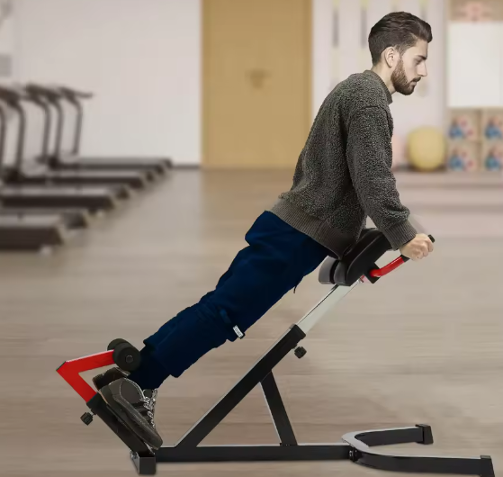 Romeinse Stoel – Hyperextension Buik- en Rugtrainer, Verstelbaar