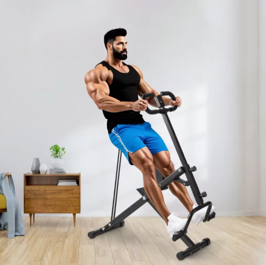 Squat Machine – Opvouwbare Buik- en Beentrainer met Weerstand