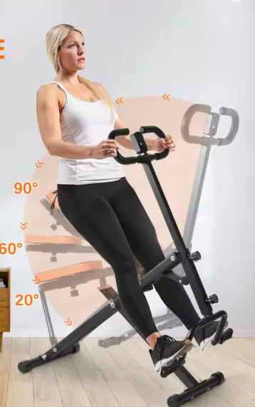 Squat Machine – Opvouwbare Buik- en Beentrainer met Weerstand