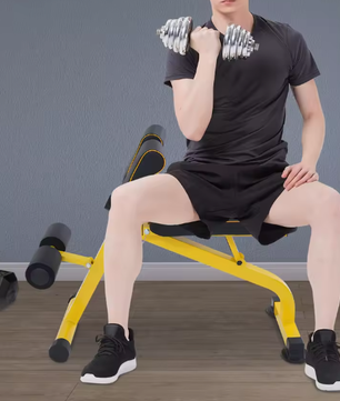 Opvouwbare Hyperextensiebank – Multifunctionele Fitnessstoel voor Thuisgym