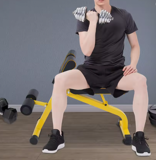Opvouwbare Hyperextensiebank – Multifunctionele Fitnessstoel voor Thuisgym