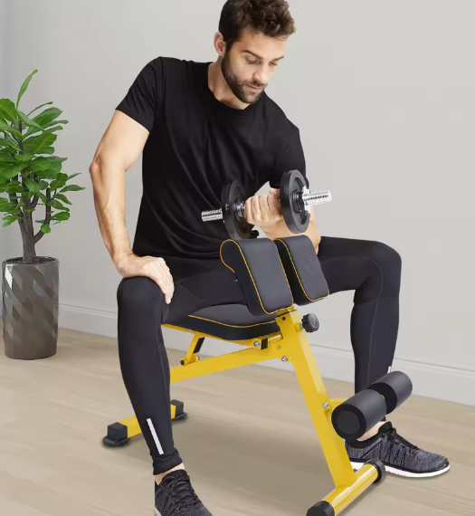 Opvouwbare Hyperextensiebank – Multifunctionele Fitnessstoel voor Thuisgym