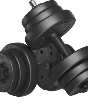 2-in-1 Verstelbare Dumbbell- en Barbellset – Halterset 20kg