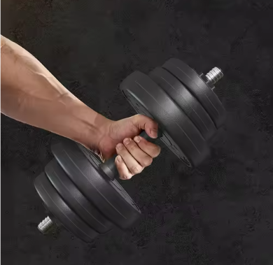 2-in-1 Verstelbare Dumbbell- en Barbellset – Halterset 20kg