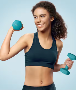 Neopreen Dumbbell Set 12kg – 6 Halters met Standaard