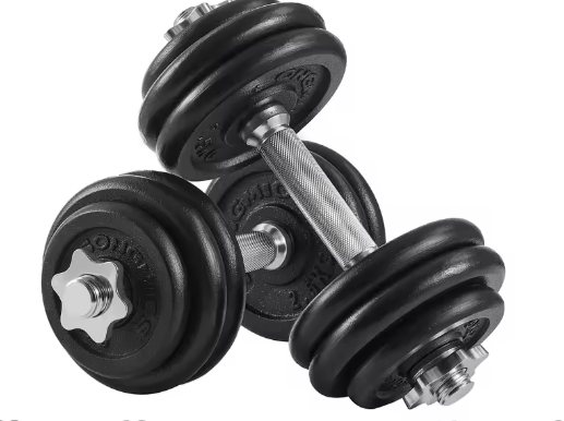 Verstelbare Halterset 30kg – 2 Dumbbells of Barbell Combinatie