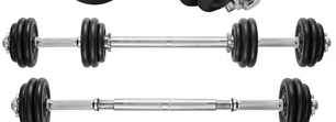 Verstelbare Halterset 30kg – 2 Dumbbells of Barbell Combinatie