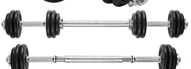 Verstelbare Halterset 30kg – 2 Dumbbells of Barbell Combinatie