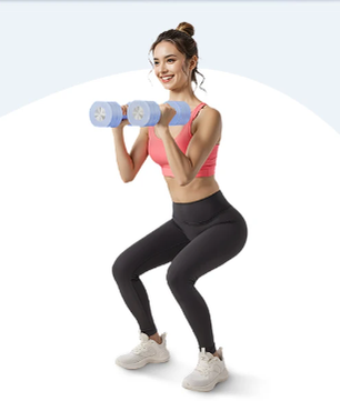 Verstelbare Halterset 2 stuks – 4-in-1 Dumbbells 2–8 kg