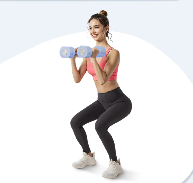 Verstelbare Halterset 2 stuks – 4-in-1 Dumbbells 2–8 kg