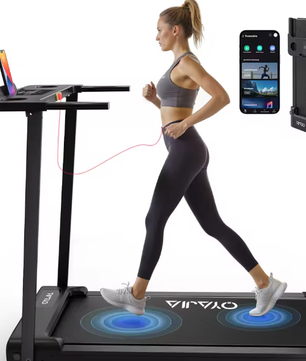 3-in-1 Opvouwbare Loopband – 12 km/u, APP, Bluetooth & LED-display