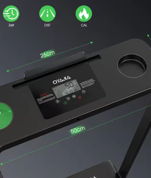 3-in-1 Opvouwbare Loopband – 12 km/u, APP, Bluetooth & LED-display