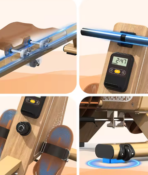 Magnetische Roeitrainer – 16 Weerstandsniveaus, Bluetooth & Verticale Opslag