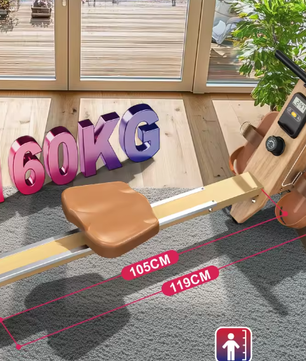 Magnetische Roeitrainer – 16 Weerstandsniveaus, Bluetooth & Verticale Opslag