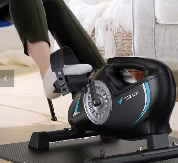 Magnetische Mini Hometrainer – Pedaaltrainer met 16 Niveaus & Weerstandsbanden