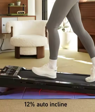 Loopband met Automatische Hellingsfunctie – 3,0 pk Motor & Stil Schokabsorptiesysteem, 1–10 km/u