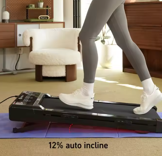 Loopband met Automatische Hellingsfunctie – 3,0 pk Motor & Stil Schokabsorptiesysteem, 1–10 km/u