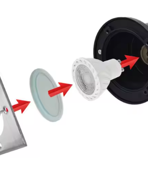 Ondergrondse LED Grondspot – GU10 Buitenlamp voor Tuin & Padverlichting