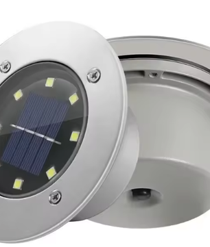 Set van 4 Solar LED Grondspots – Buitenverlichting met Automatische Sensor
